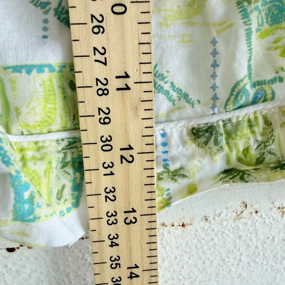 Calypso St Barth Pajama Set Organic Cotton Tropical Print Sleepwear Shorts Small - Picture 10 of 12